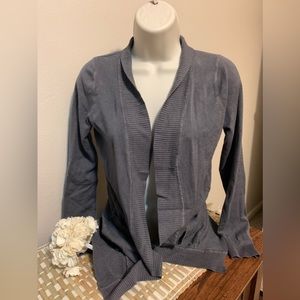 Staccato gray cardigan sweater